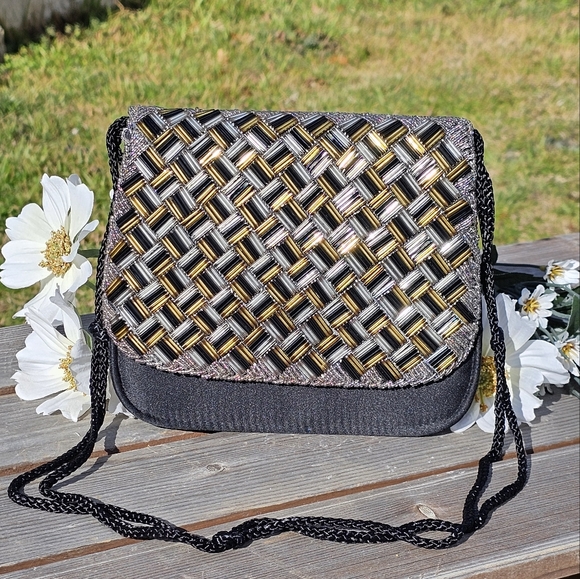 Vtg. Walborg beaded evening bag - Picture 1 of 8